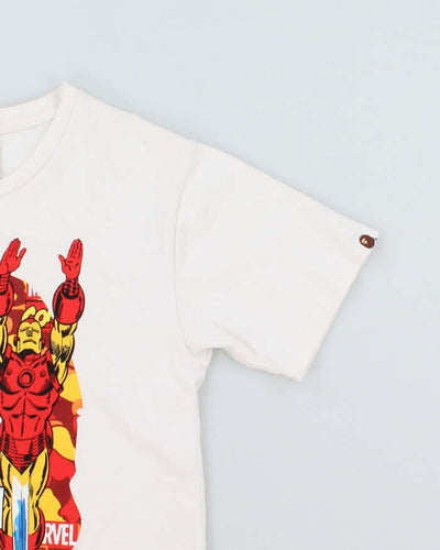 Vintage 2000's Bape x Marvel Comics Iron Man Graphic T-Shirt - S