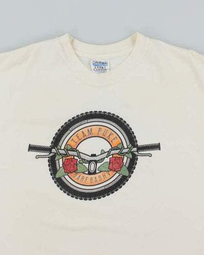 Vintage 90's Team Puke Barf Bash BMX Biking T-Shirt - XL