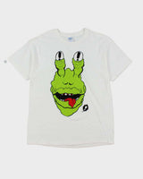 Vintage 2000's Big Face Alien Graphic T-Shirt - L