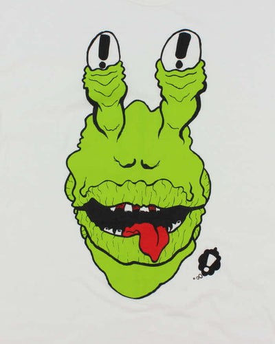 Vintage 2000's Big Face Alien Graphic T-Shirt - L