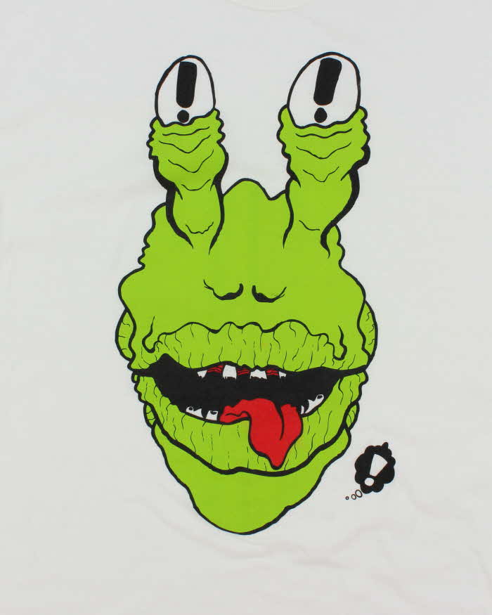 Vintage 2000's Big Face Alien Graphic T-Shirt - L