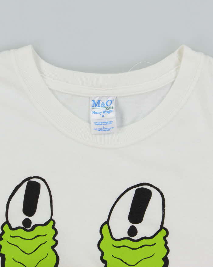 Vintage 2000's Big Face Alien Graphic T-Shirt - L