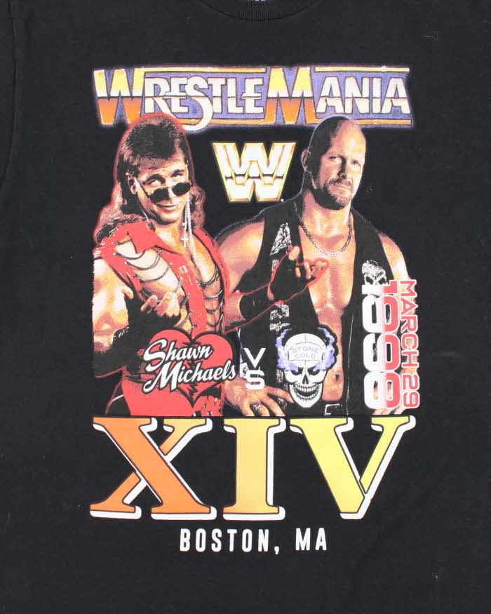 WWE Homage HBK vs SCSA Graphic T-Shirt - M