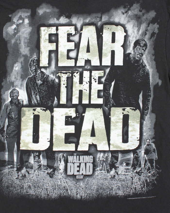 Vintage Fear the Walking Dead Promotional Graphic T-Shirt - XL