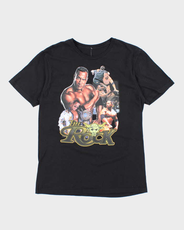 Vintage 2000's The Rock Rap Style Graphic T-Shirt - M