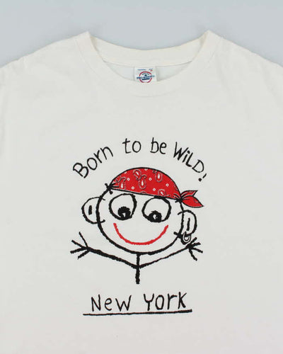Vintage 90's Born to be Wild! New York Graphic T-Shirt - XL