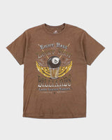 Vintage Y2K Eight Ball Lucky Shot Graphic T-Shirt - M