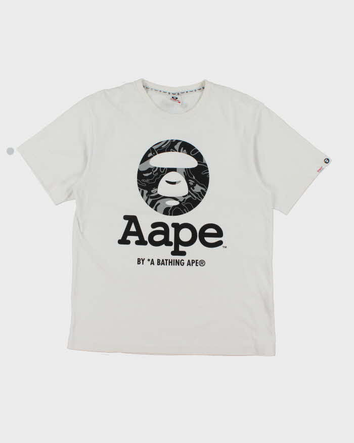 Vintage 2000's Aape by Bathing Ape Centre Graphic T-Shirt - L