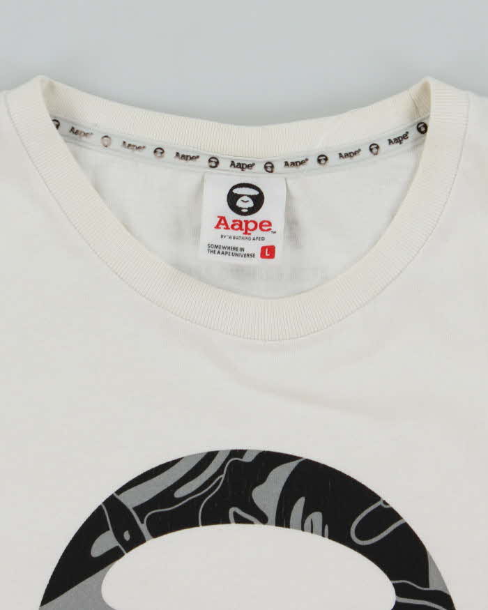 Vintage 2000's Aape by Bathing Ape Centre Graphic T-Shirt - L