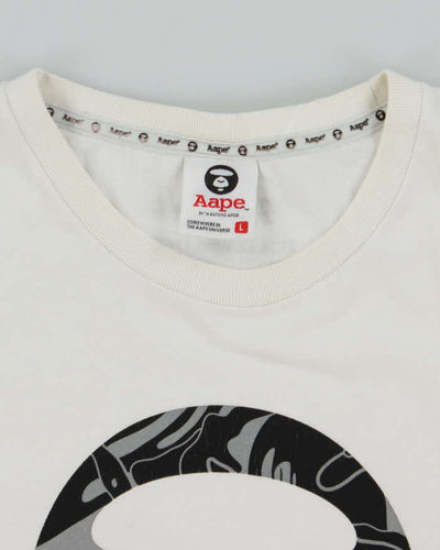 Vintage 2000's Aape by Bathing Ape Centre Graphic T-Shirt - L