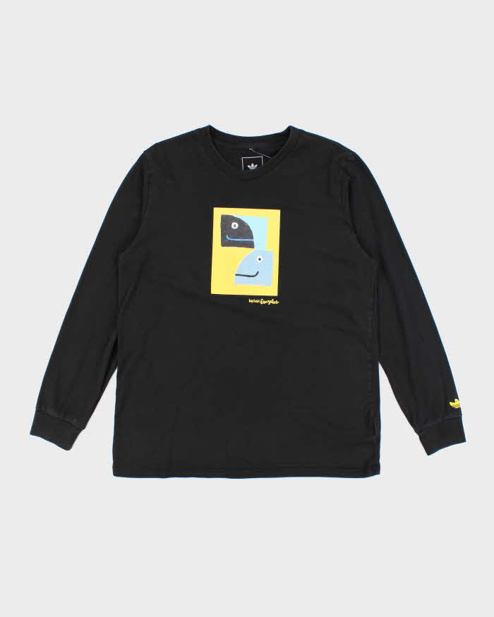 Adidas x Mark Gonzales Sketch Graphic Long Sleeve T-Shirt - L