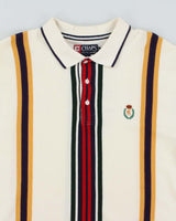 Vintage 90's Chaps by Ralph Lauren Striped Long Sleeve Polo Shirt - XL
