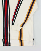 Vintage 90's Chaps by Ralph Lauren Striped Long Sleeve Polo Shirt - XL