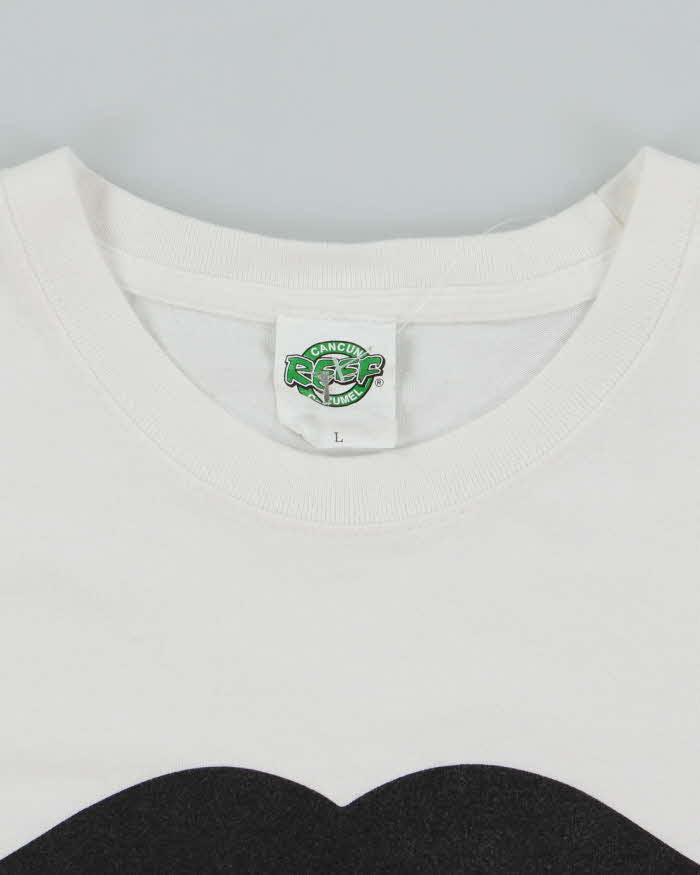 Vintage Y2K Mr Right Comedy Slogan T-Shirt - L