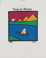 Vintage 90's Deep in Denial Bovis Art T-Shirt - L