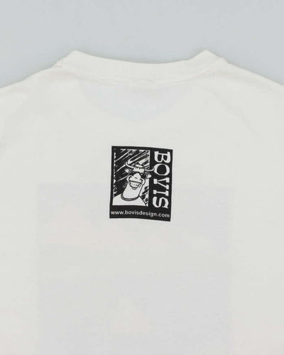 Vintage 90's Deep in Denial Bovis Art T-Shirt - L