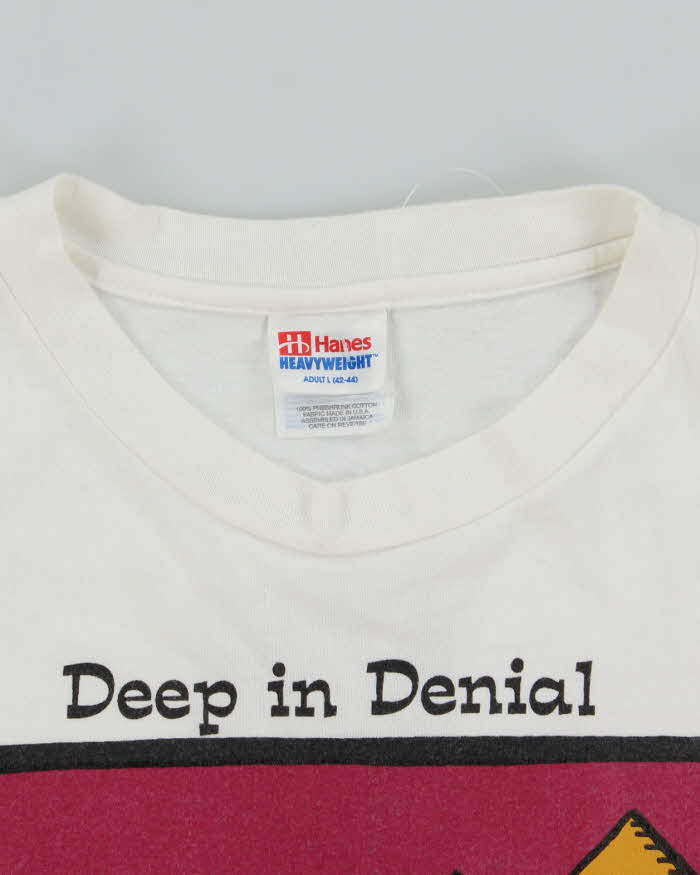 Vintage 90's Deep in Denial Bovis Art T-Shirt - L