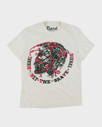 Vintage Y2K Diesel Only the Brave Graphic T-Shirt - M