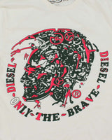 Vintage Y2K Diesel Only the Brave Graphic T-Shirt - M