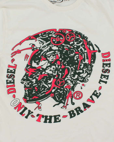 Vintage Y2K Diesel Only the Brave Graphic T-Shirt - M