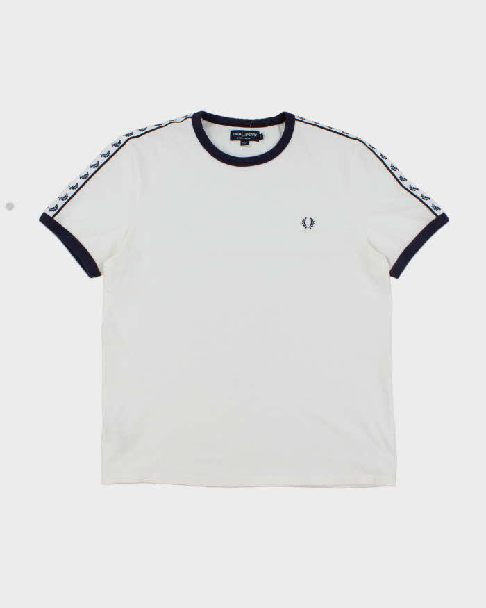 Vintage 2000's Fred Perry Sportswear Ringer T-Shirt - L
