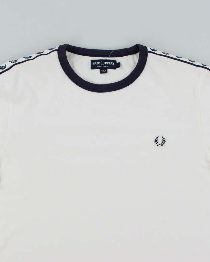 Vintage 2000's Fred Perry Sportswear Ringer T-Shirt - L