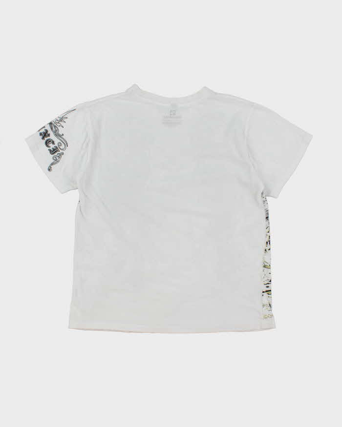Vintage Y2K Southpole Gothic All Over Print Graphic T-Shirt - XL