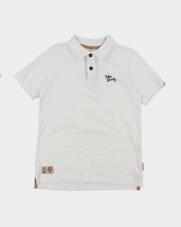 Vintage Y2K Tokyo Laundry Small Logo Slim Fit Polo Shirt - M