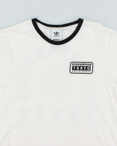 Vintage Adidas Neighbourhood Embroidered Patch Long Sleeve T-Shirt - M