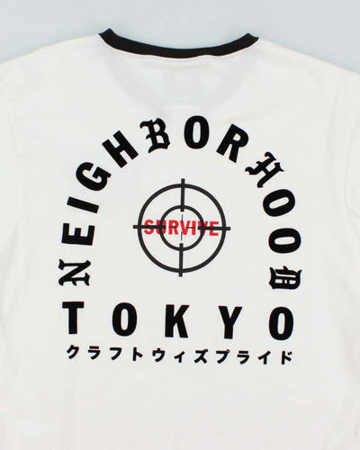 Vintage Adidas Neighbourhood Embroidered Patch Long Sleeve T-Shirt - M