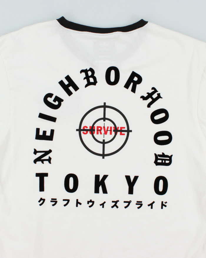 Vintage Adidas Neighbourhood Embroidered Patch Long Sleeve T-Shirt - M