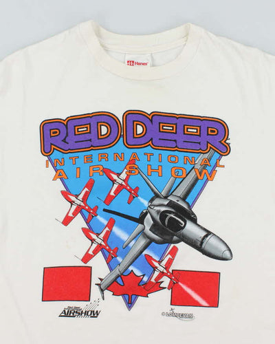 Vintage 90's Red Deer International Air Show Graphic T-Shirt - L