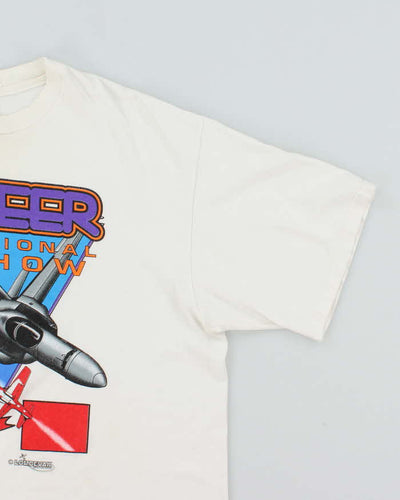 Vintage 90's Red Deer International Air Show Graphic T-Shirt - L