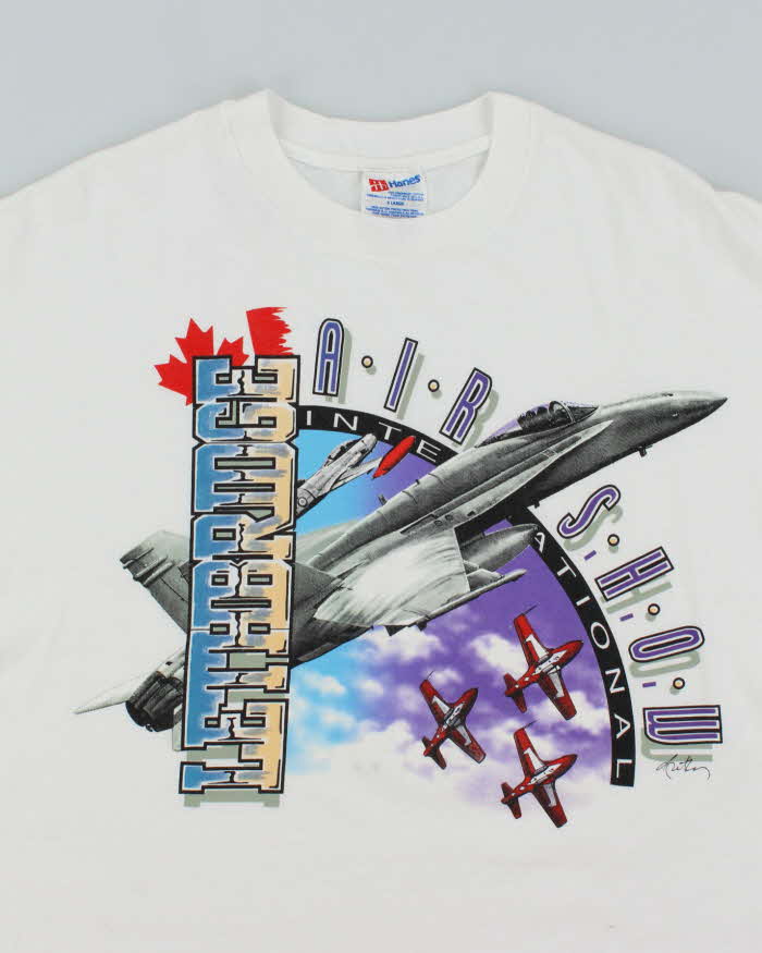 Vintage 90's Air Show Graphic T-Shirt - XL