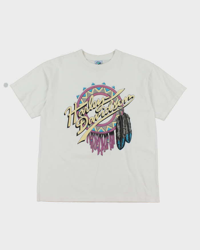 Vintage 90's Harley Davidson Native Graphic T-Shirt - L