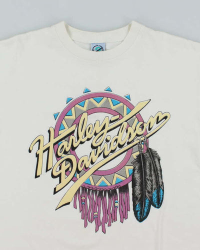 Vintage 90's Harley Davidson Native Graphic T-Shirt - L