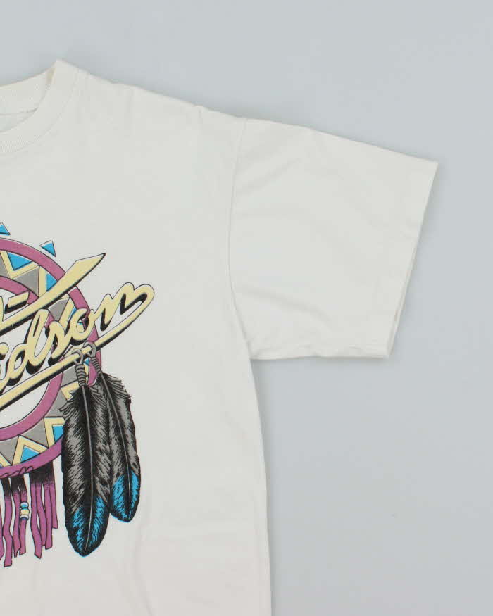 Vintage 90's Harley Davidson Native Graphic T-Shirt - L