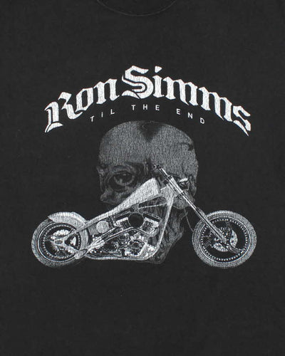 Vintage Ron Simmons Till the End Graphic T-Shirt - M