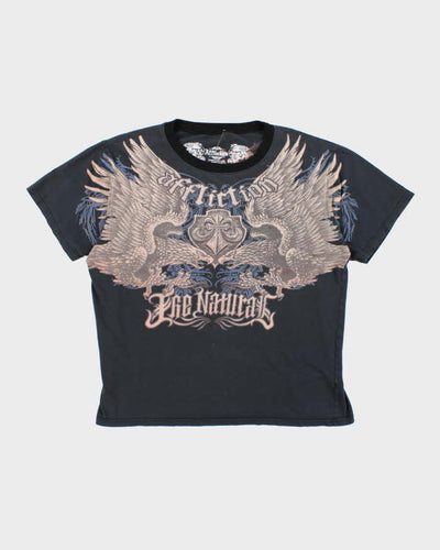 Vintage Y2K Affliction Gothic Graphic T-Shirt - XXL