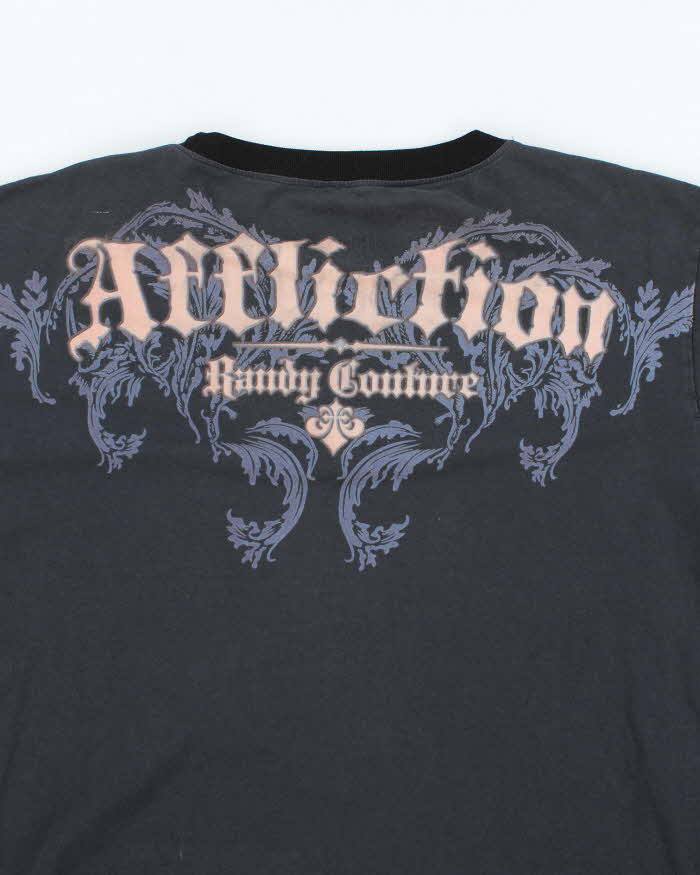 Vintage Y2K Affliction Gothic Graphic T-Shirt - XXL
