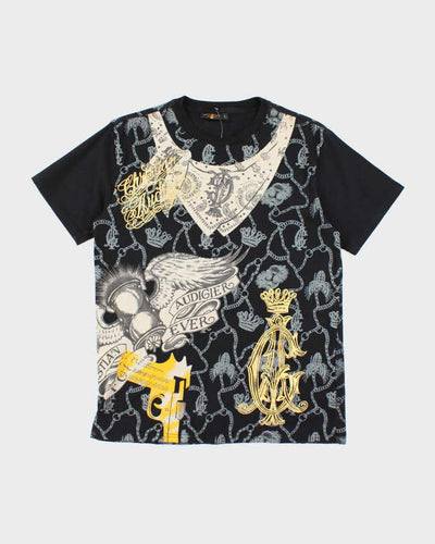 Vintage Y2K Christian Audigier All Over Print T-Shirt - L