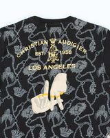 Vintage Y2K Christian Audigier All Over Print T-Shirt - L