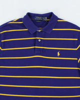 Vintage 2000's Ralph Lauren Striped Polo Shirt - L