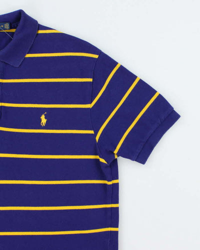 Vintage 2000's Ralph Lauren Striped Polo Shirt - L