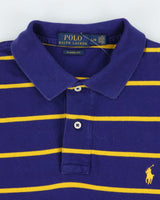 Vintage 2000's Ralph Lauren Striped Polo Shirt - L
