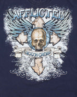 Vintage Y2K Affliction Gothic Graphic T-Shirt - XL