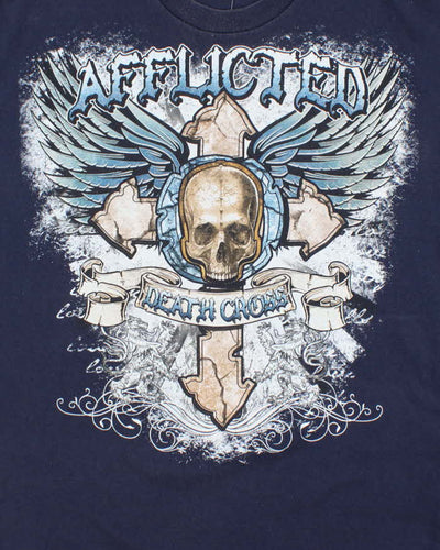 Vintage Y2K Affliction Gothic Graphic T-Shirt - XL