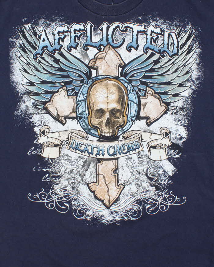 Vintage Y2K Affliction Gothic Graphic T-Shirt - XL