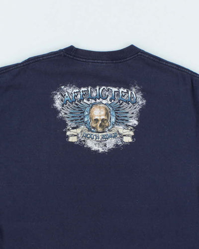 Vintage Y2K Affliction Gothic Graphic T-Shirt - XL