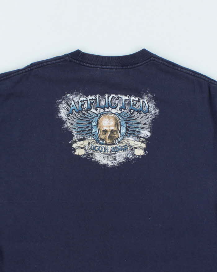 Vintage Y2K Affliction Gothic Graphic T-Shirt - XL